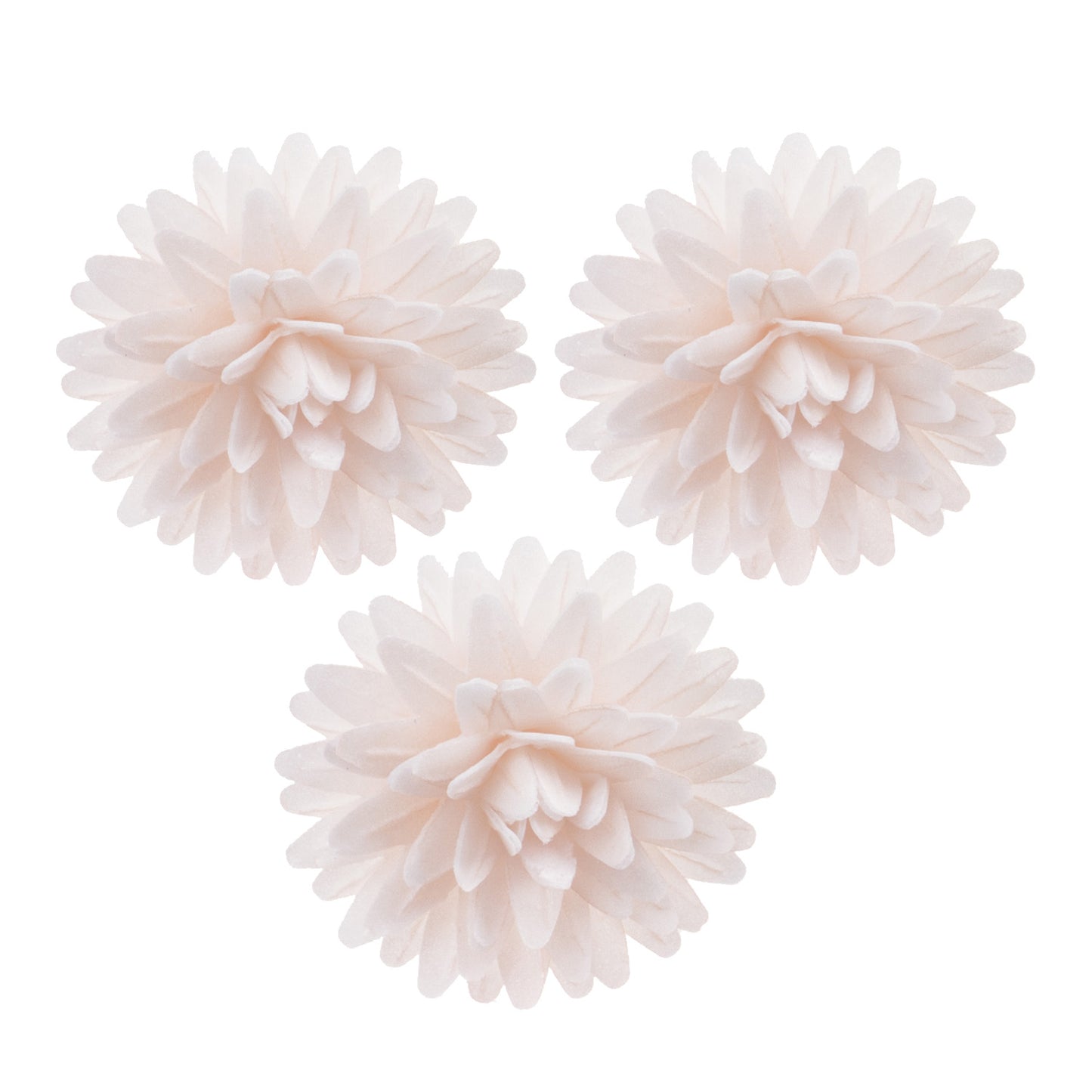 DECORACIÓN OBLEA COMESTIBLE 12 POMPONES 4,5 CM