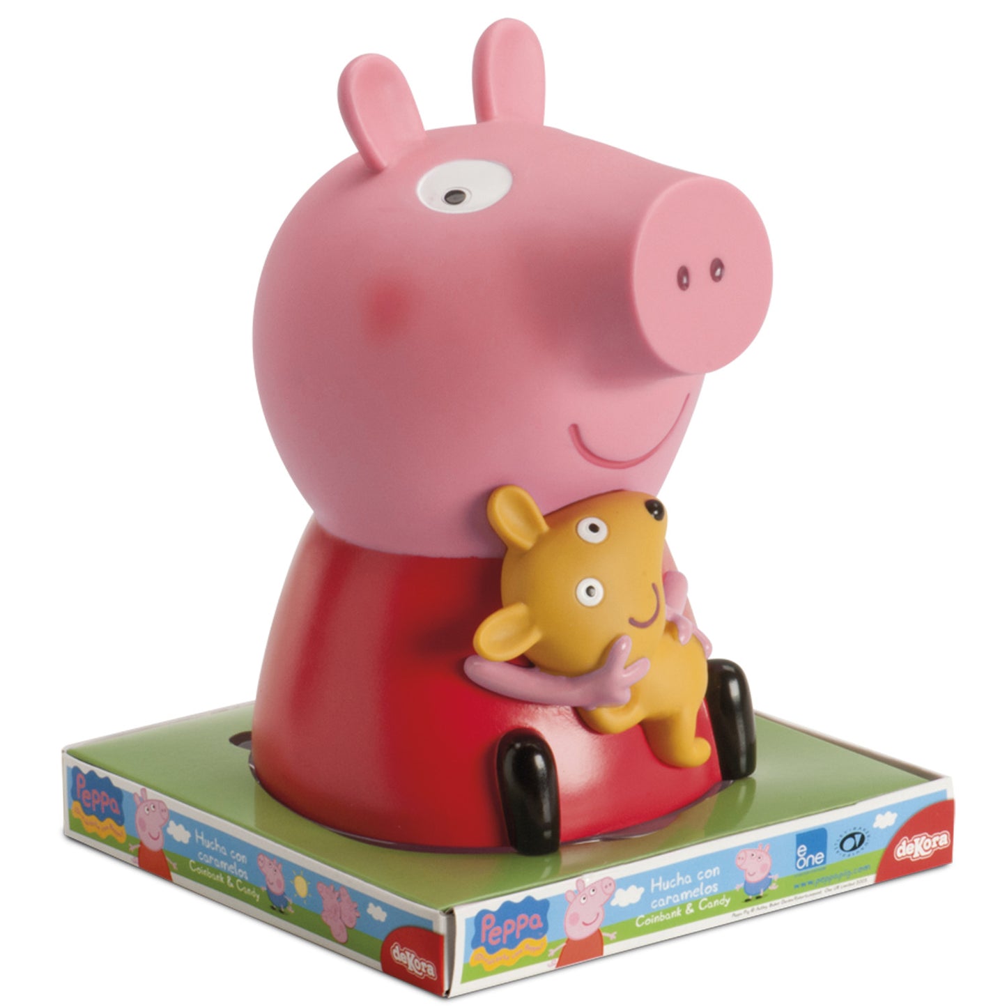 HUCHA PEPPA PIG CON PIRULETAS 24GR