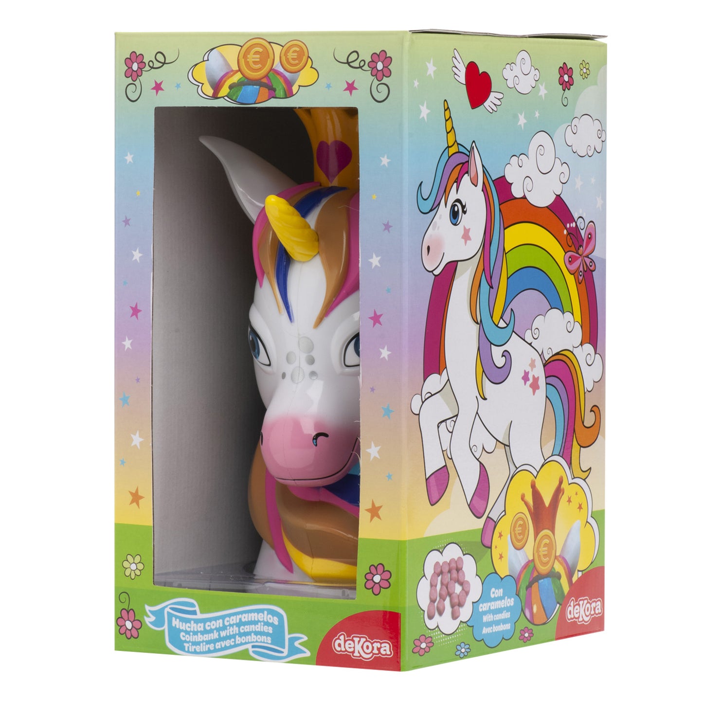 HUCHA UNICORNIO CON CARAMELOS 30GR