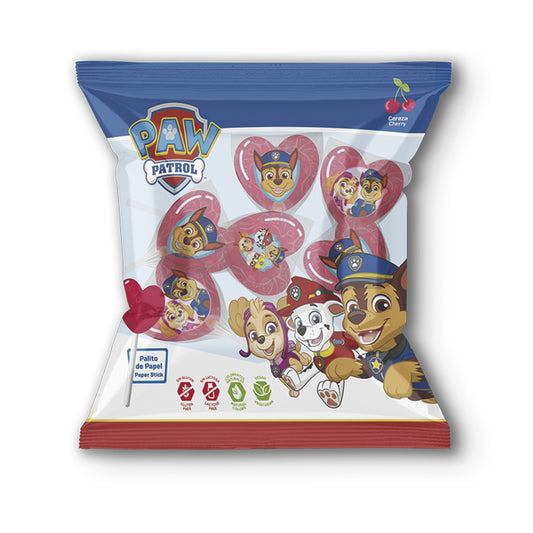 PIRULETAS CARAMELO CORAZÓN DE PATRULLA CANINA