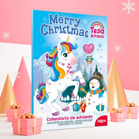 CALENDARIO ADVIENTO NAVIDAD UNICORNIO TESIA | 24 Chocolates