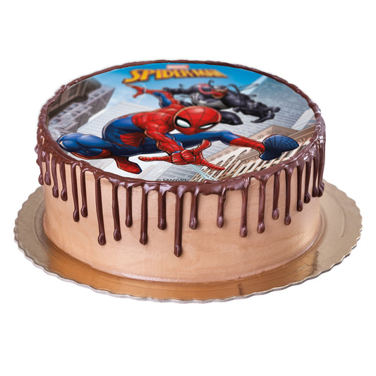 DISCO PARA TARTAS DE SPPIDERMAN DE 16CM