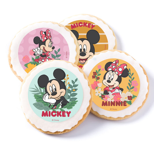 MIX DISCOS COMESTIBLES MICKEY & MINNIE - 6 UNIDADES