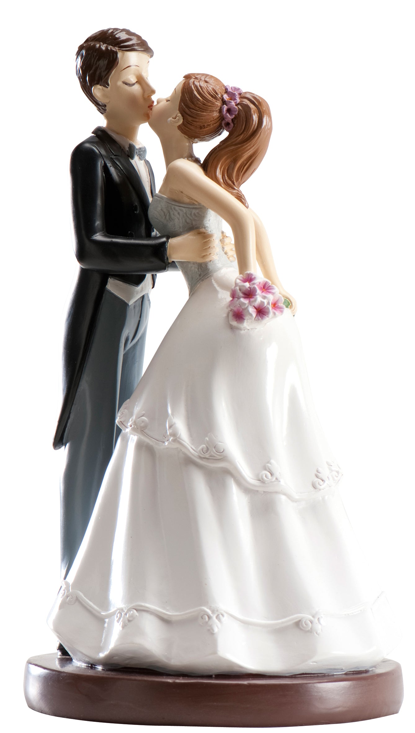 FIGURA TARTA BODA PAREJA BESO 16 CM