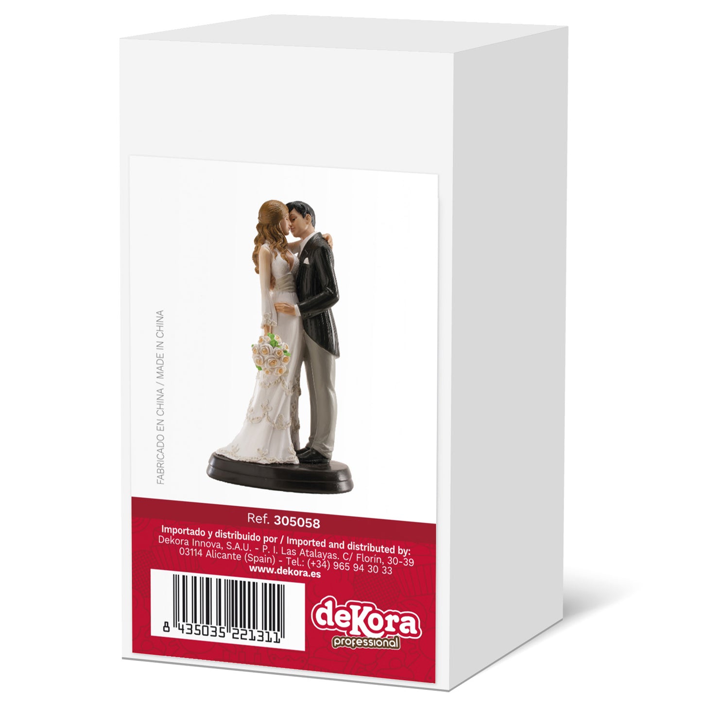 FIGURA TARTA BODA PAREJA MARIA Y JUAN 18 CM