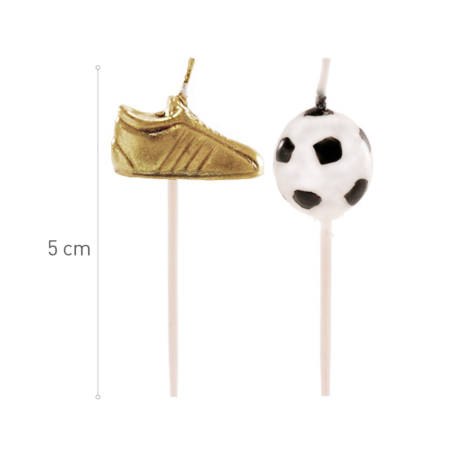 VELAS TARTA BALÓN Y BOTA DE FÚTBOL