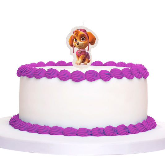 VELA TARTA CUMPLEAÑOS SKYE PAW PATROL 2D 7,5CM