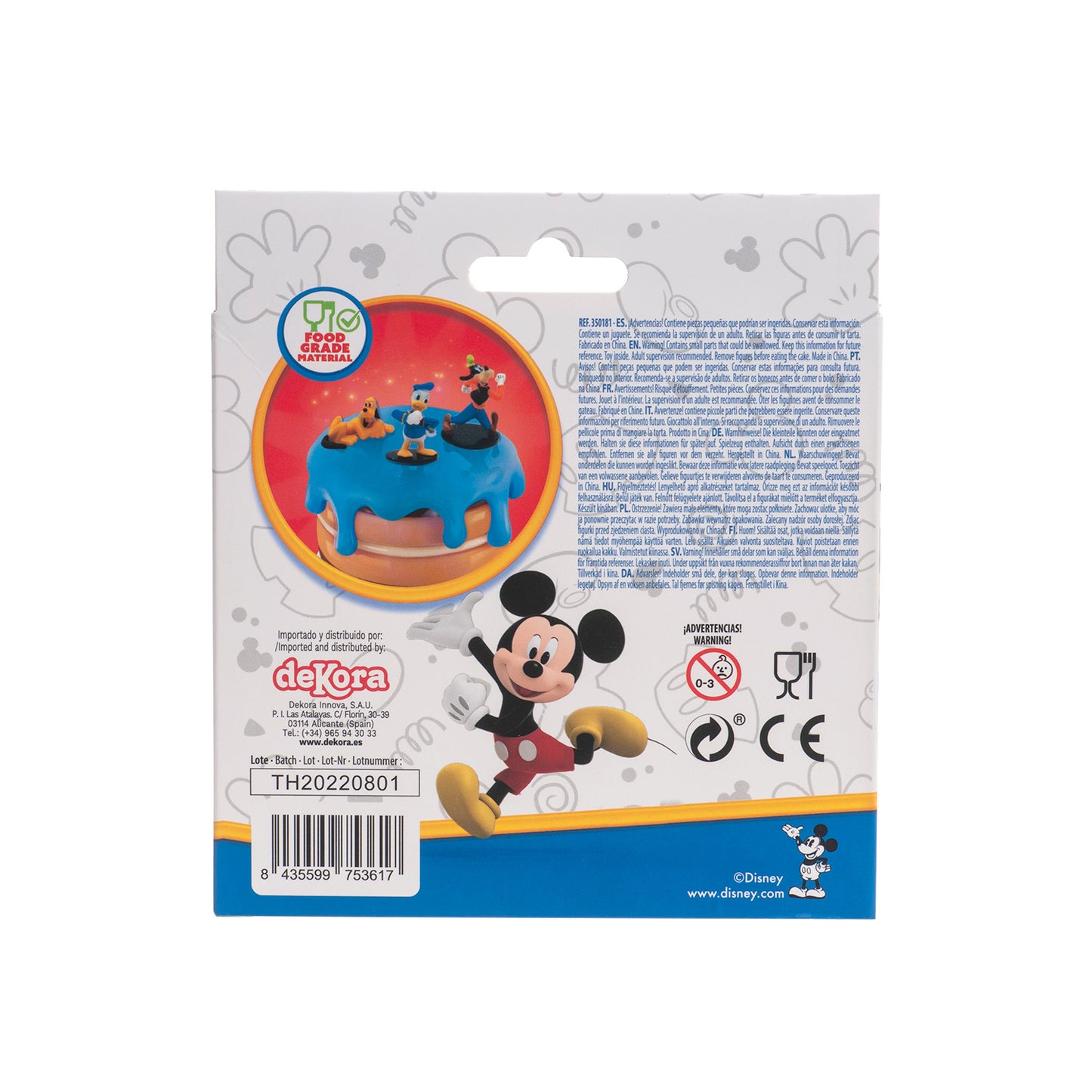 KIT PVC MICKEY & FRIENDS 3.5 CM
