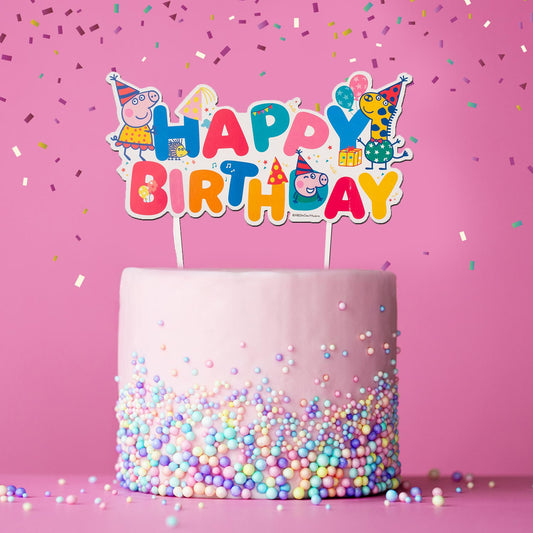 CAKE TOPPER PAPEL PEPPA PIG 15 CM
