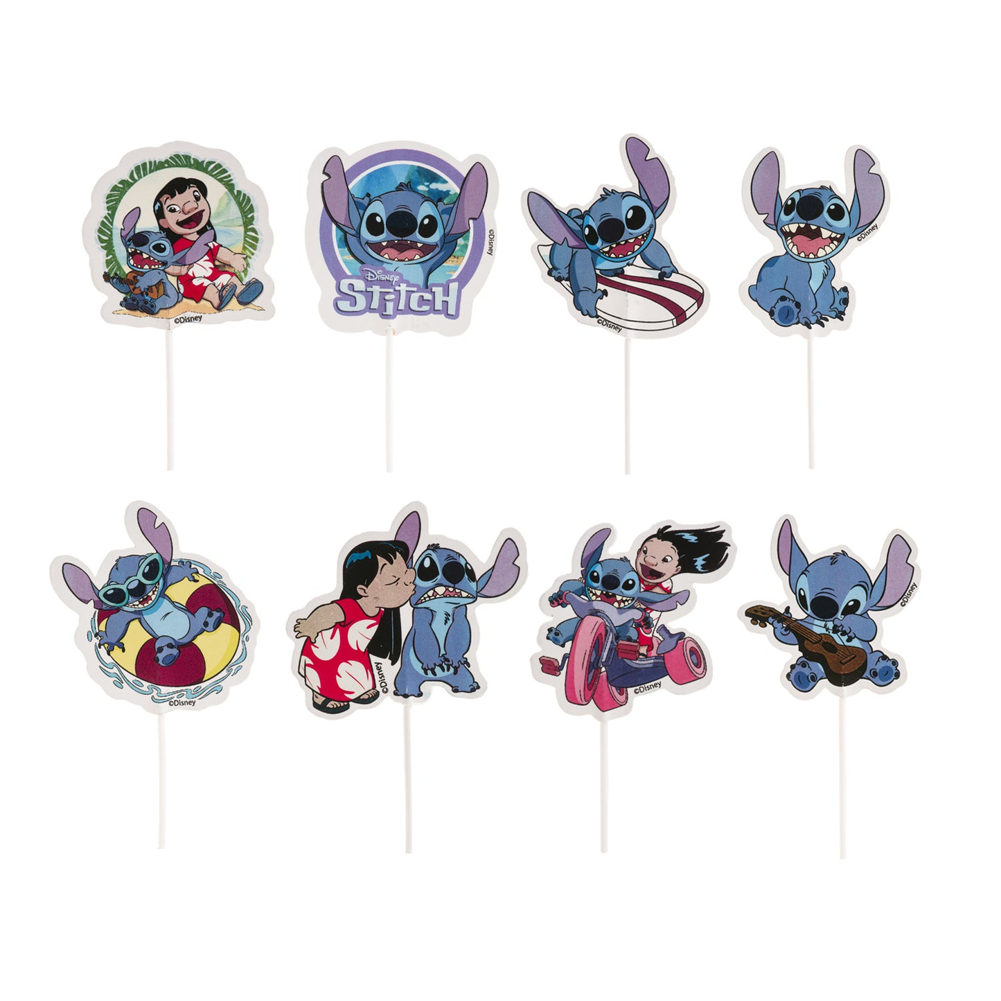 CAKE TOPPERS PAPEL STITCH - 16 UD