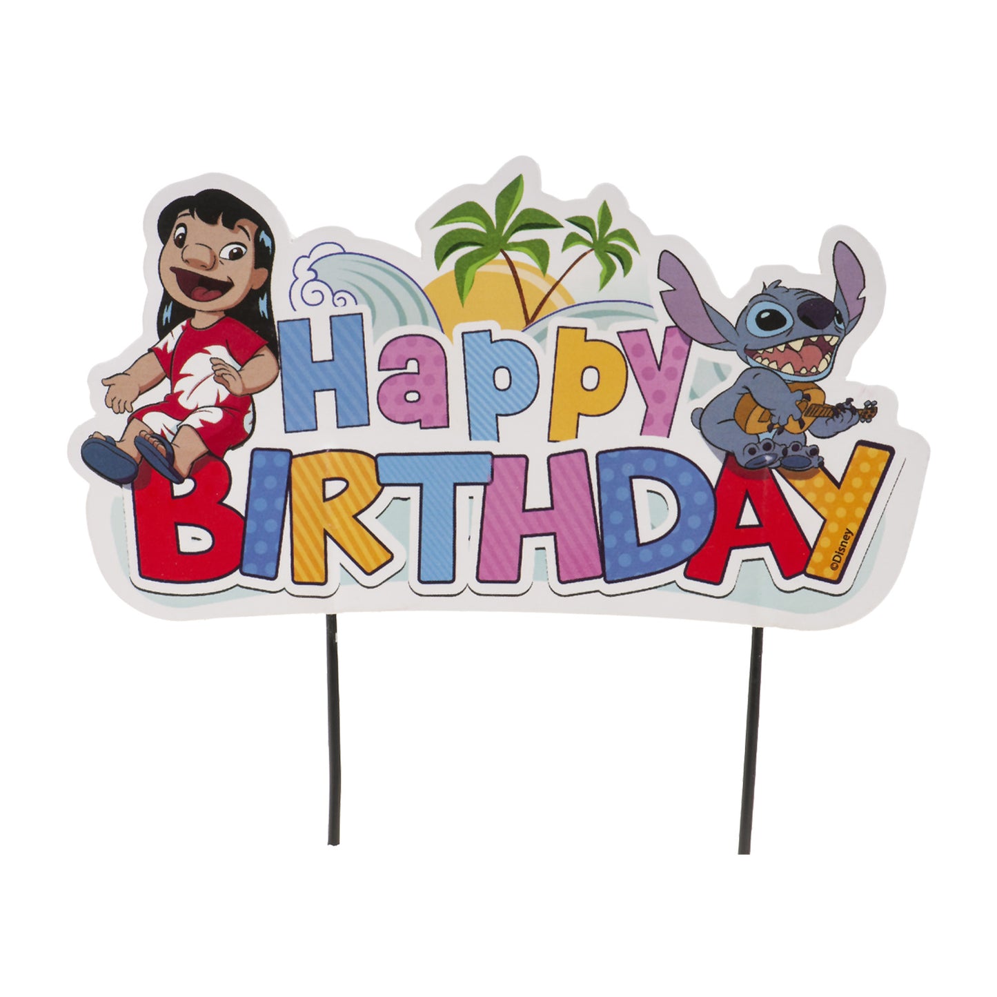 CAKE TOPPER PAPEL STITCH 17,5CM