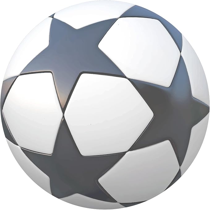 OBLEA PARA TARTAS DE BALON DE FUTBOL REDONDA DE 20CM