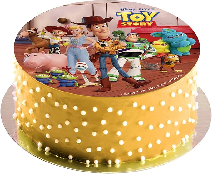 OBLEA PARA TARTAS DE TOY STORY REDONDA DE 20CM