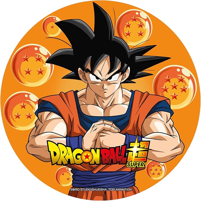 OBLEA PARA TARTAS DE DRAGON BALL REDONDA 20CM