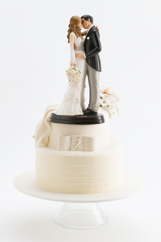 FIGURA TARTA BODA PAREJA MARIA Y JUAN 18 CM