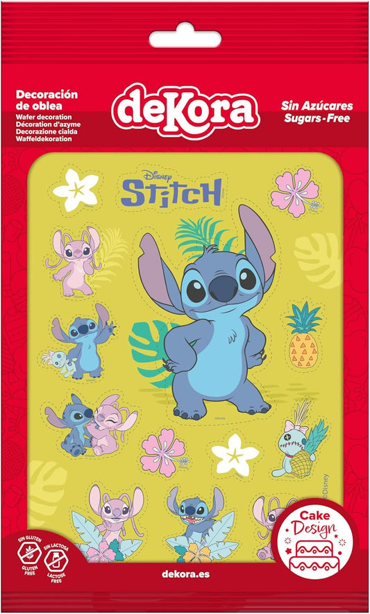OBLEA PARA TARTAS DE STITCH RECORTABLE