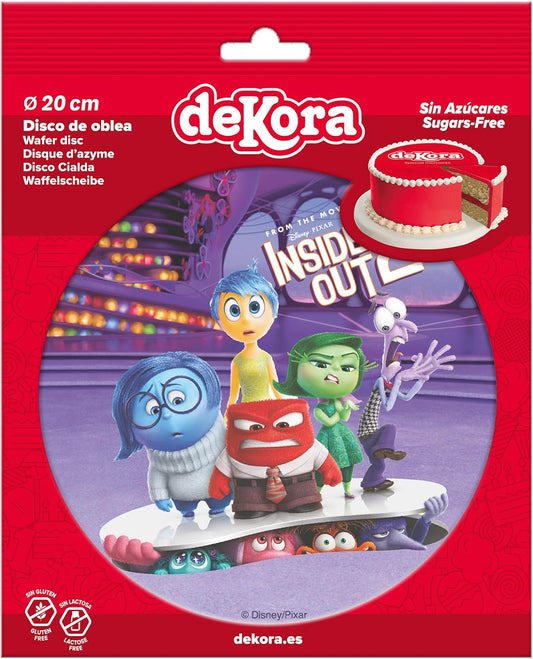 OBLEA PARA TARTAS DE INSIDE OUT REDONDA DE 20CM