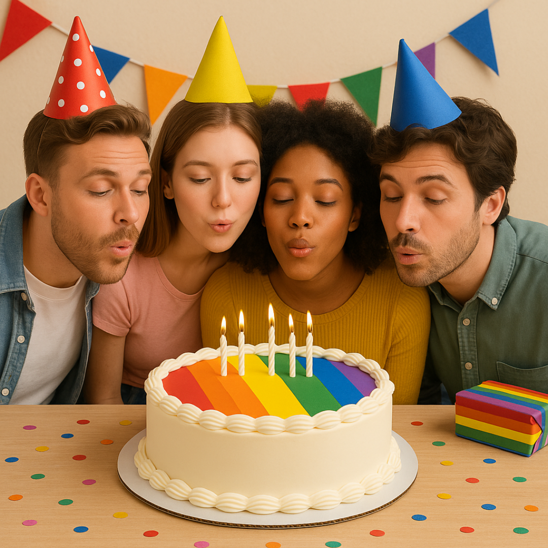 OBLEA PARA TARTAS DE LGTBI REDONDA DE 20CM