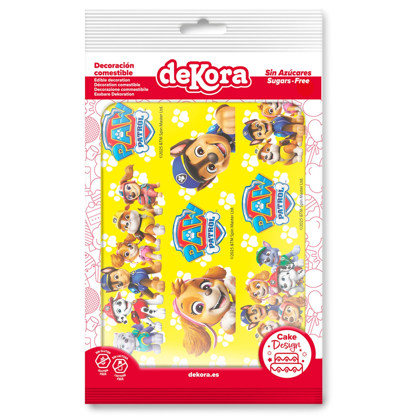 RIBBON DE PATRULLA CANINA COMESTIBLE PARA TARTA