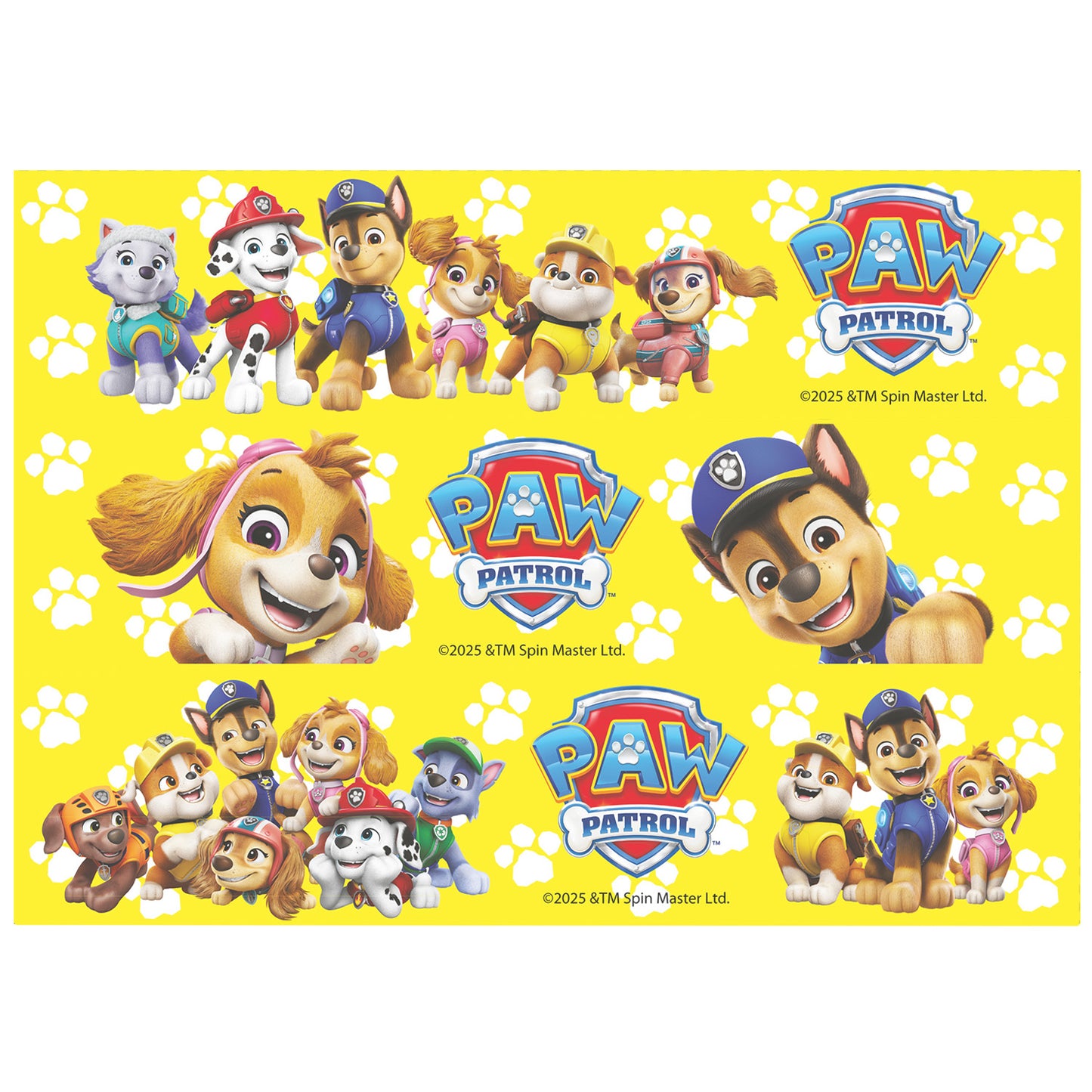 RIBBON DE PATRULLA CANINA COMESTIBLE PARA TARTA