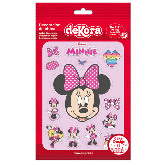 OBLEA PARA TARTAS DE MINNIE RECORTABLE