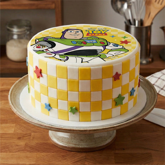 OBLEA PARA TARTAS DE BUZZ LIGHT YEAR REDONDA DE 20CM