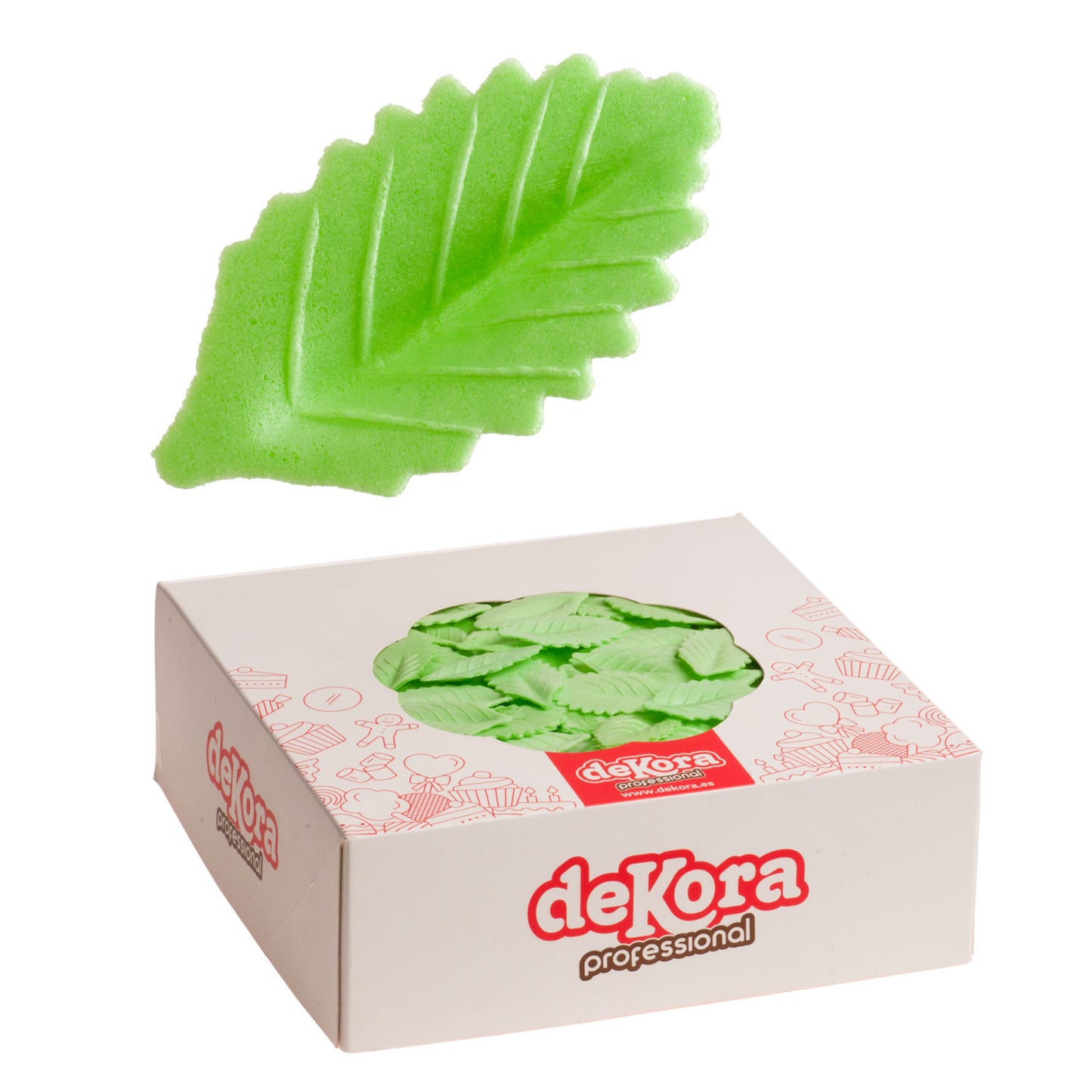 HOJAS DE OBLEA COMESTIBLES VERDE CLARO 1000 UD
