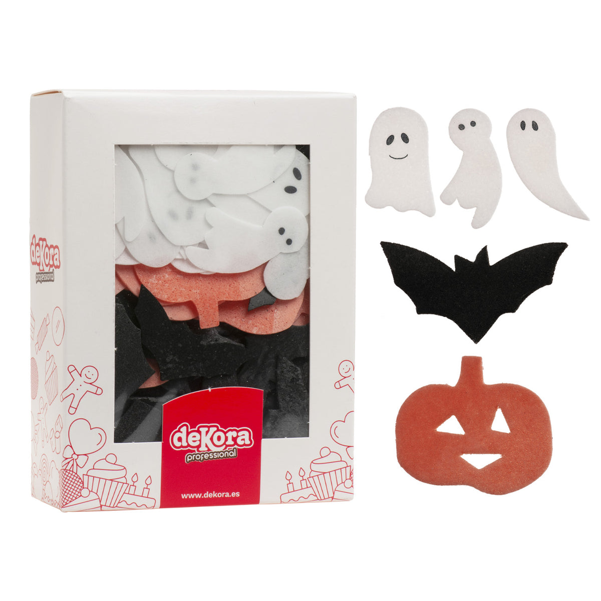 DECORACIÓN OBLEA SURTIDO HALLOWEEN 5 CM
