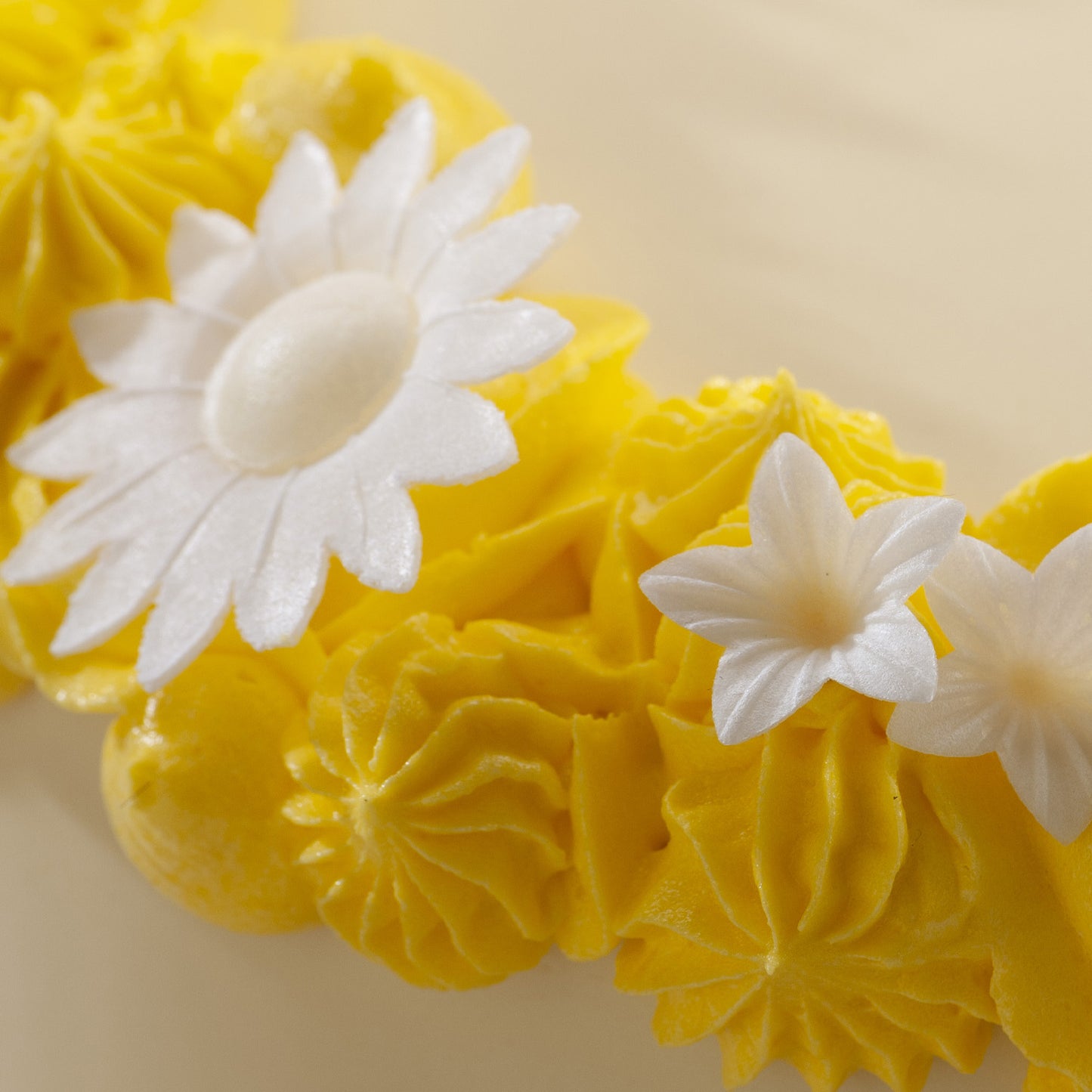 FLORES DE OBLEA COMESTIBLE MARGARITAS COLORES 4,5 CM x 100 UD