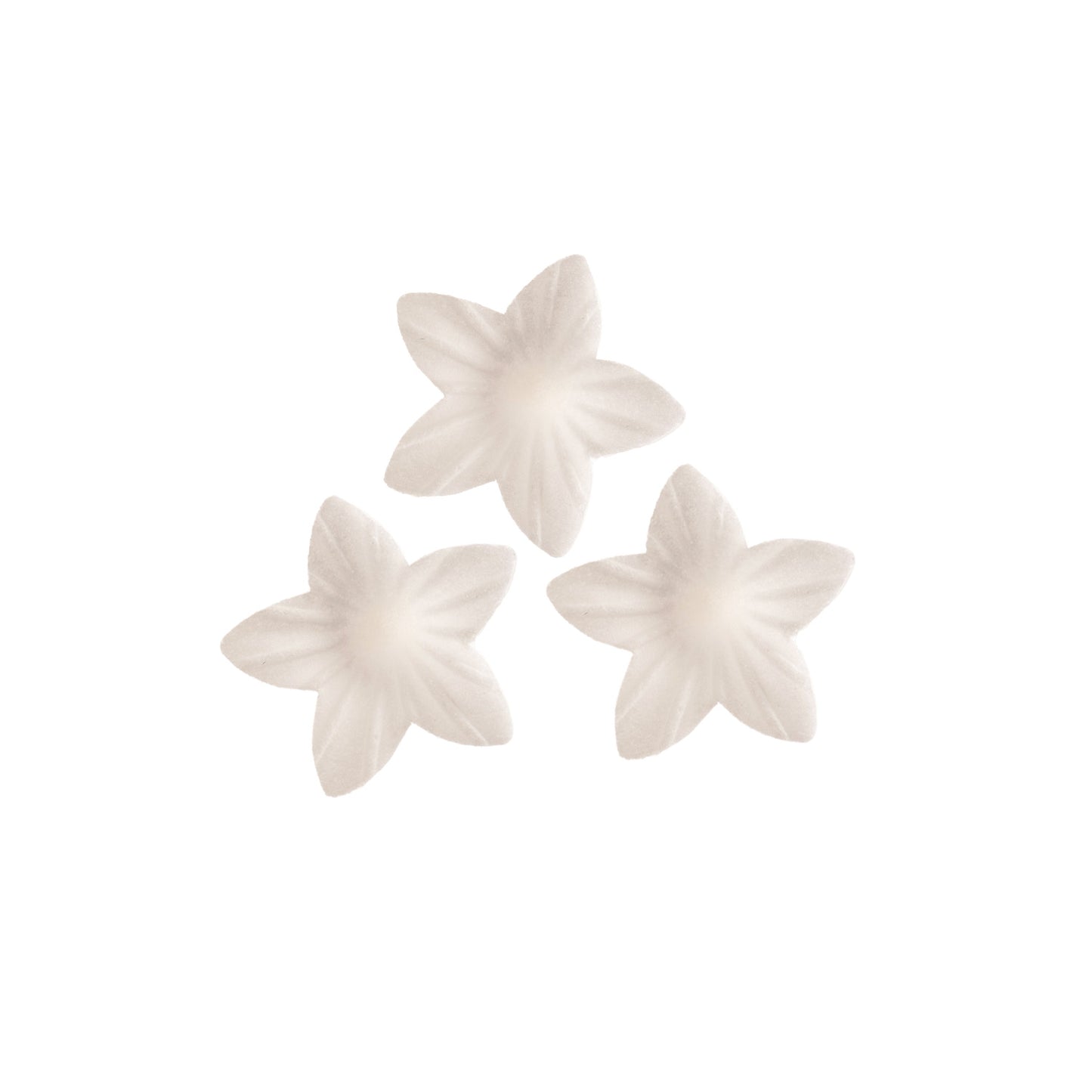 FLORES LILAS DE OBLEA COMESTIBLES 2 CM 400 UD