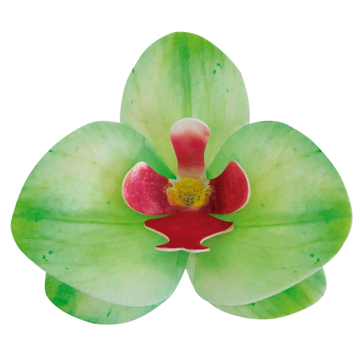 DECORACIÓN OBLEA COMESTIBLE 10 ORQUÍDEAS 8,5-7,5 CM