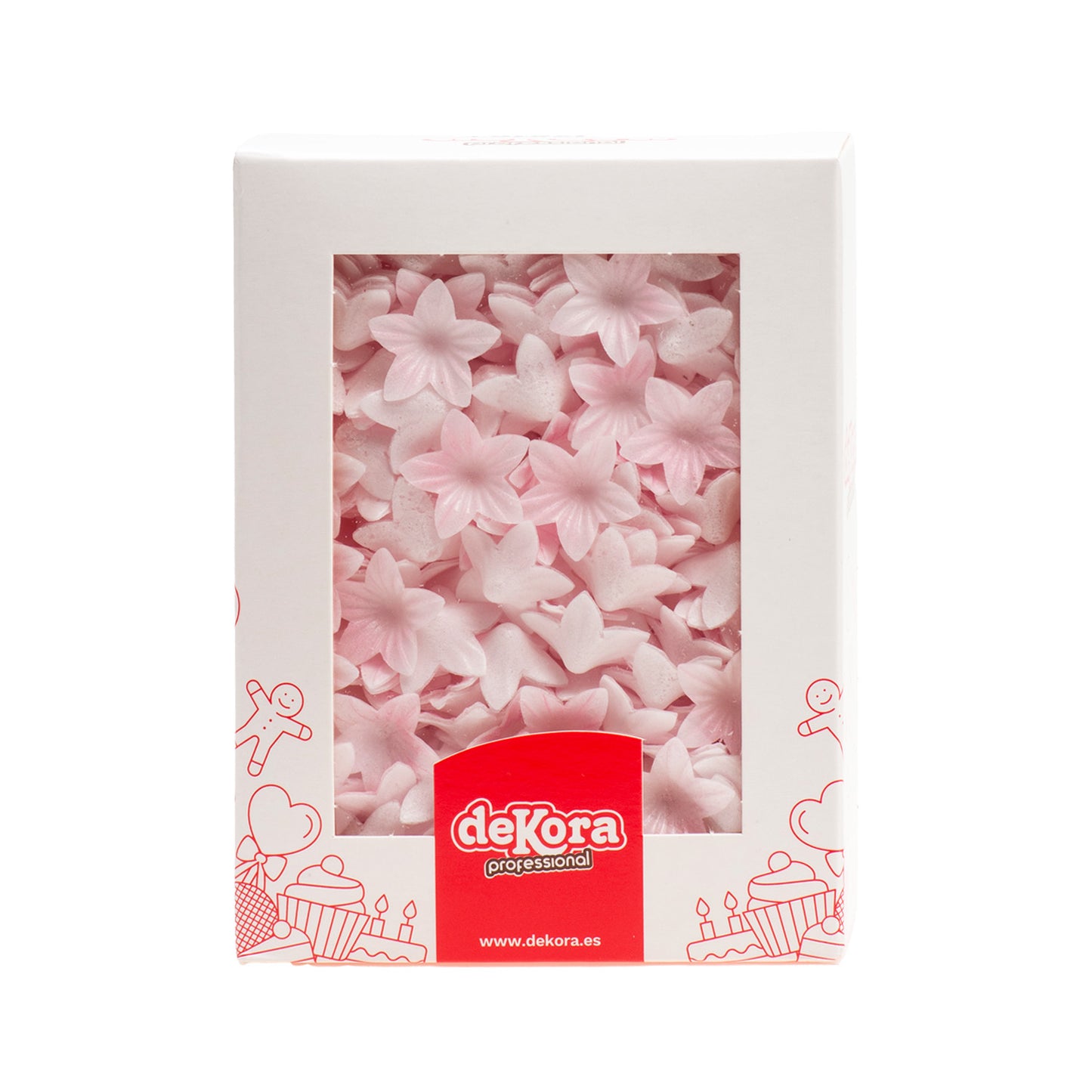 FLORES LILAS DE OBLEA COMESTIBLES 2 CM 400 UD