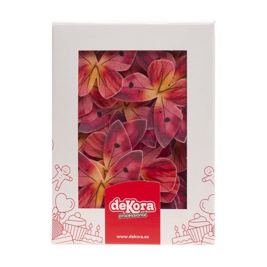 MARIPOSAS DE OBLEA COMESTIBLE SURTIDAS COLOR ROSA 3-6 CM