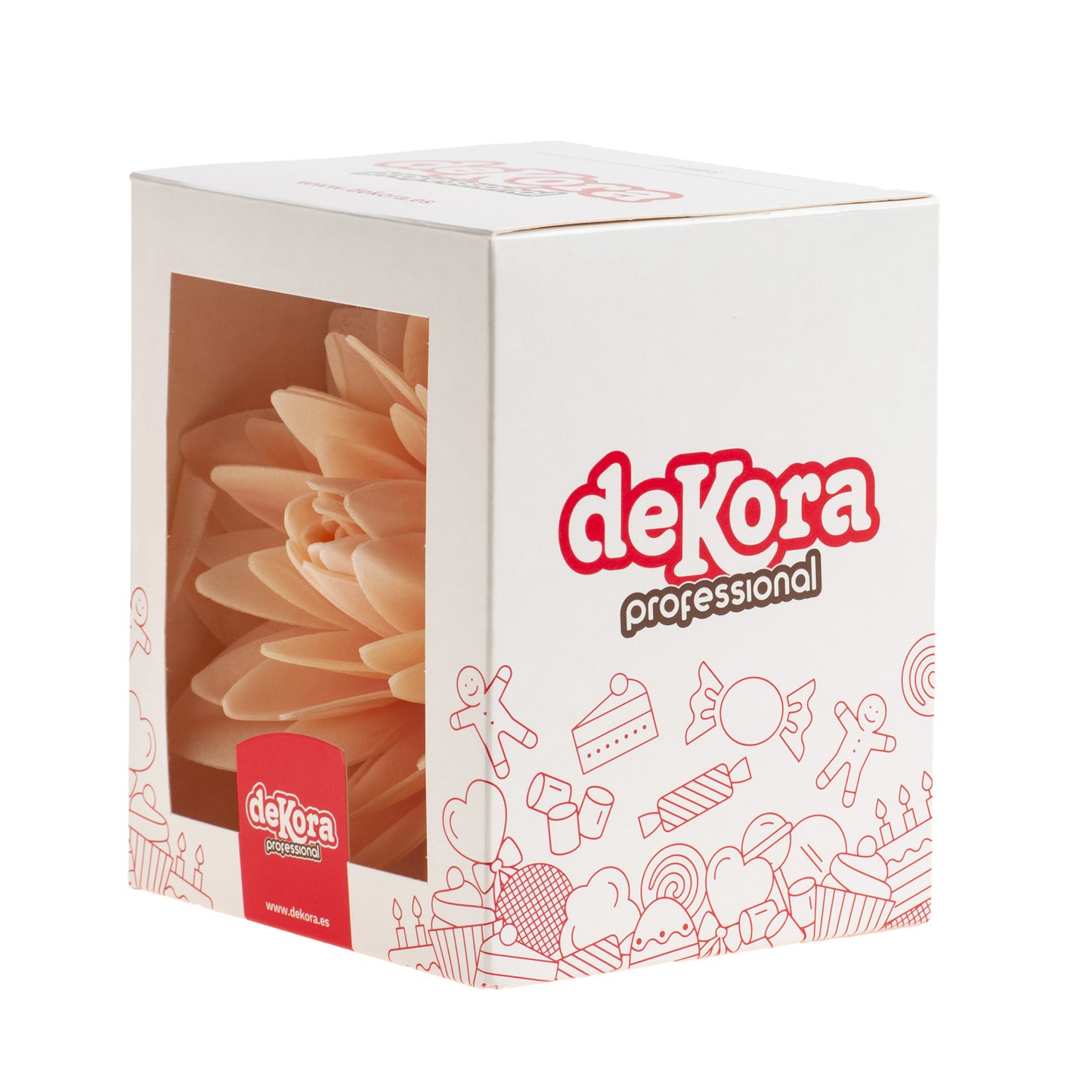 DALIA GIGANTE DE OBLEA COLOR PASTEL 12,5 CM