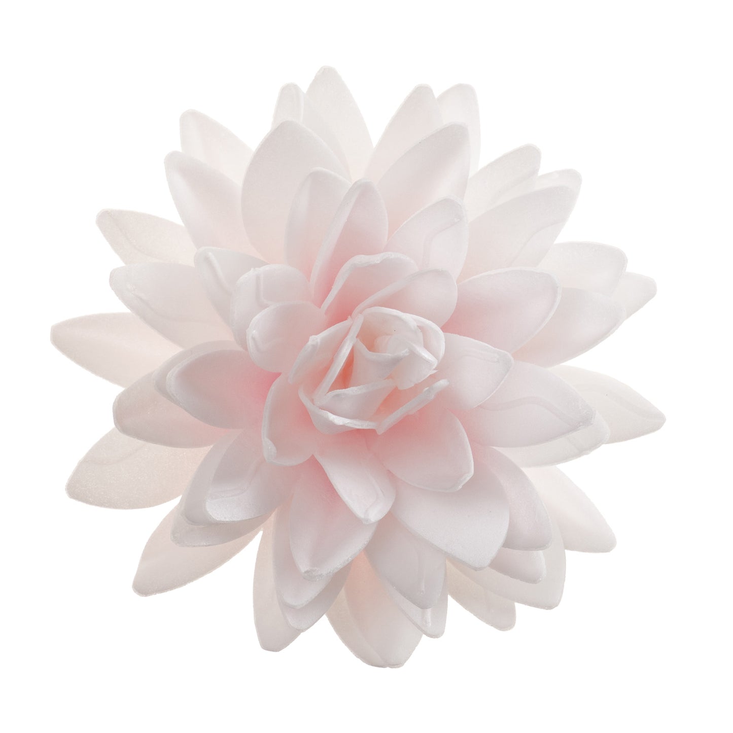 FLOR OTOÑO DE OBLEA ROSADA 12,5 CM