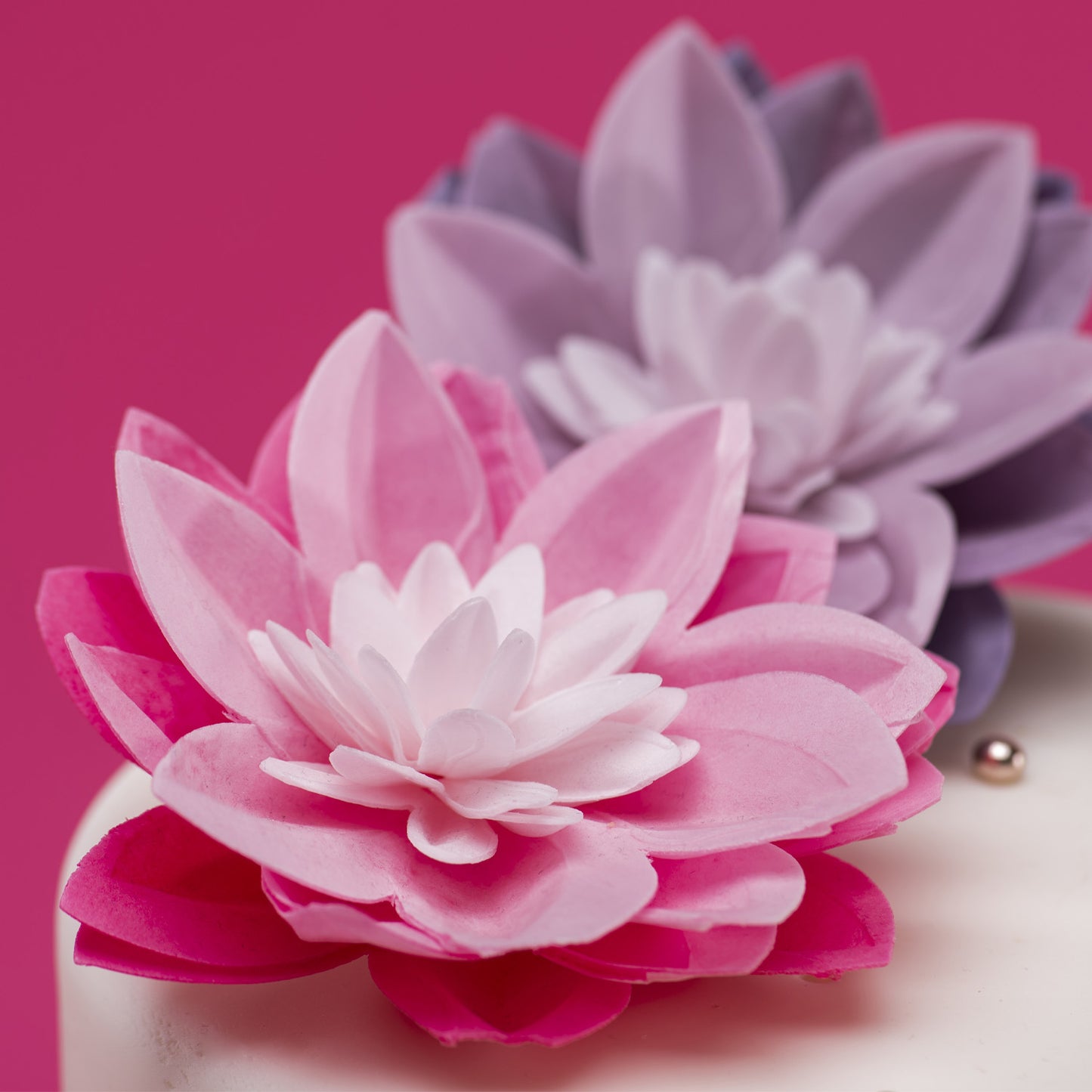 FLOR WATER LILY DE OBLEA 14 CM