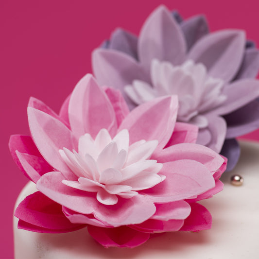 FLOR WATER LILY DE OBLEA 14 CM