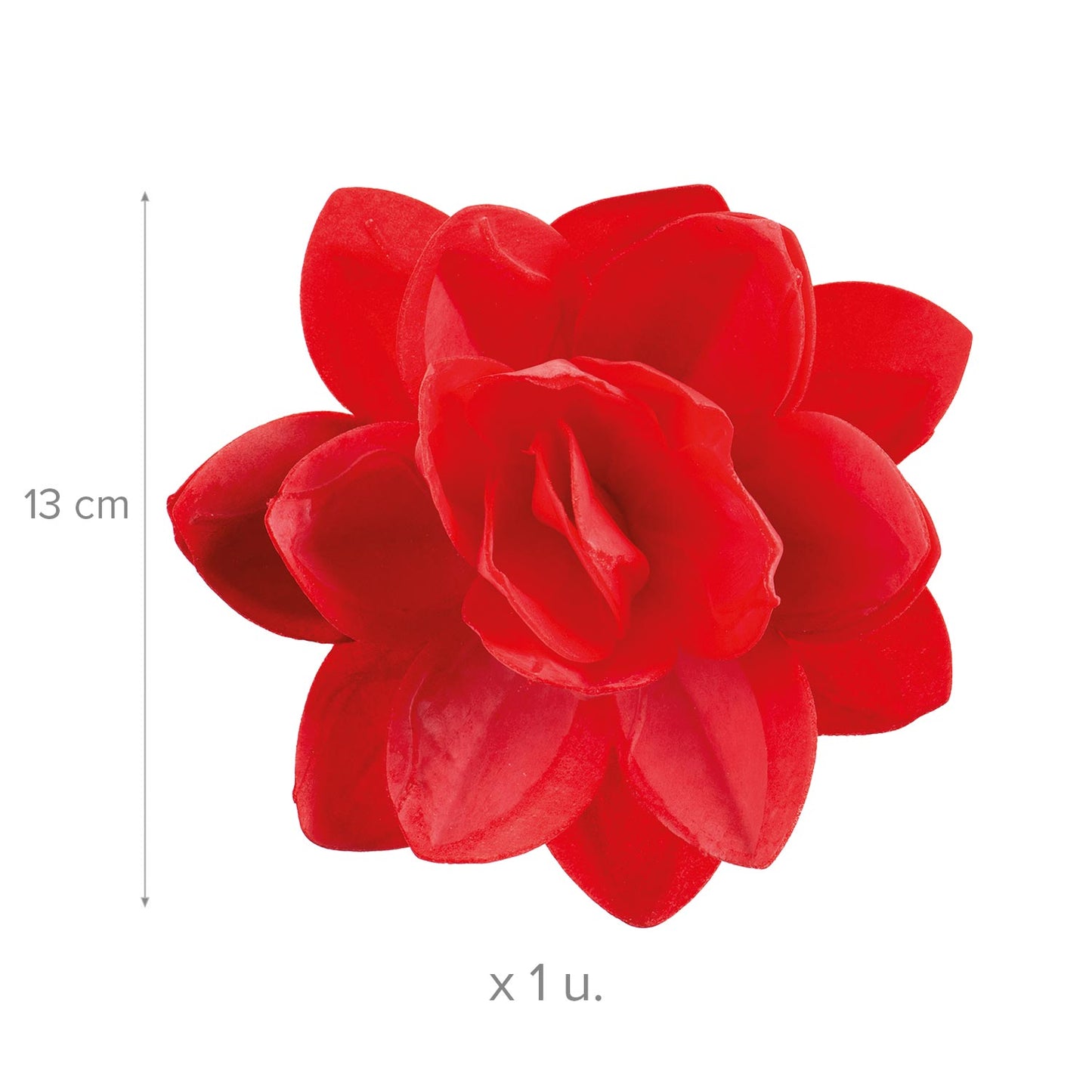 FLOR DE OBLEA 13 CM