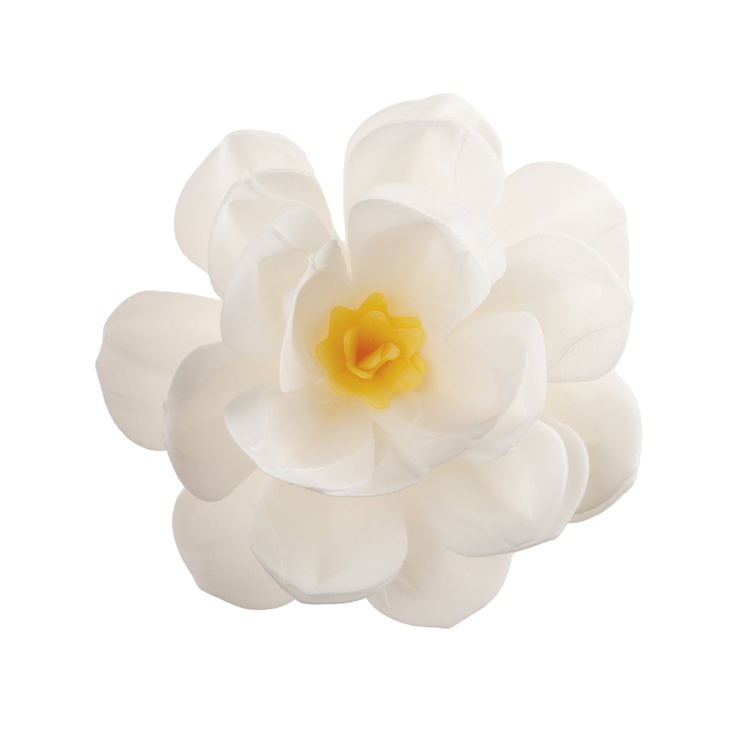 FLOR DE OBLEA BLANCA 12 CM