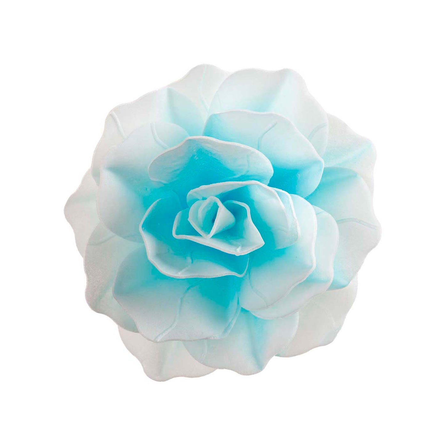 FLOR DE OBLEA GIGANTE AZUL 12,5 CM