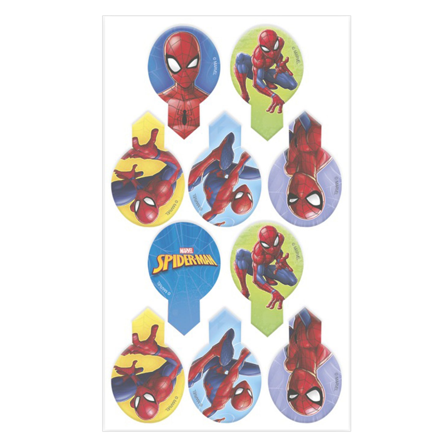 DEKORAPIN OBLEA SPIDERMAN 6,5X4CM - 20 UDS