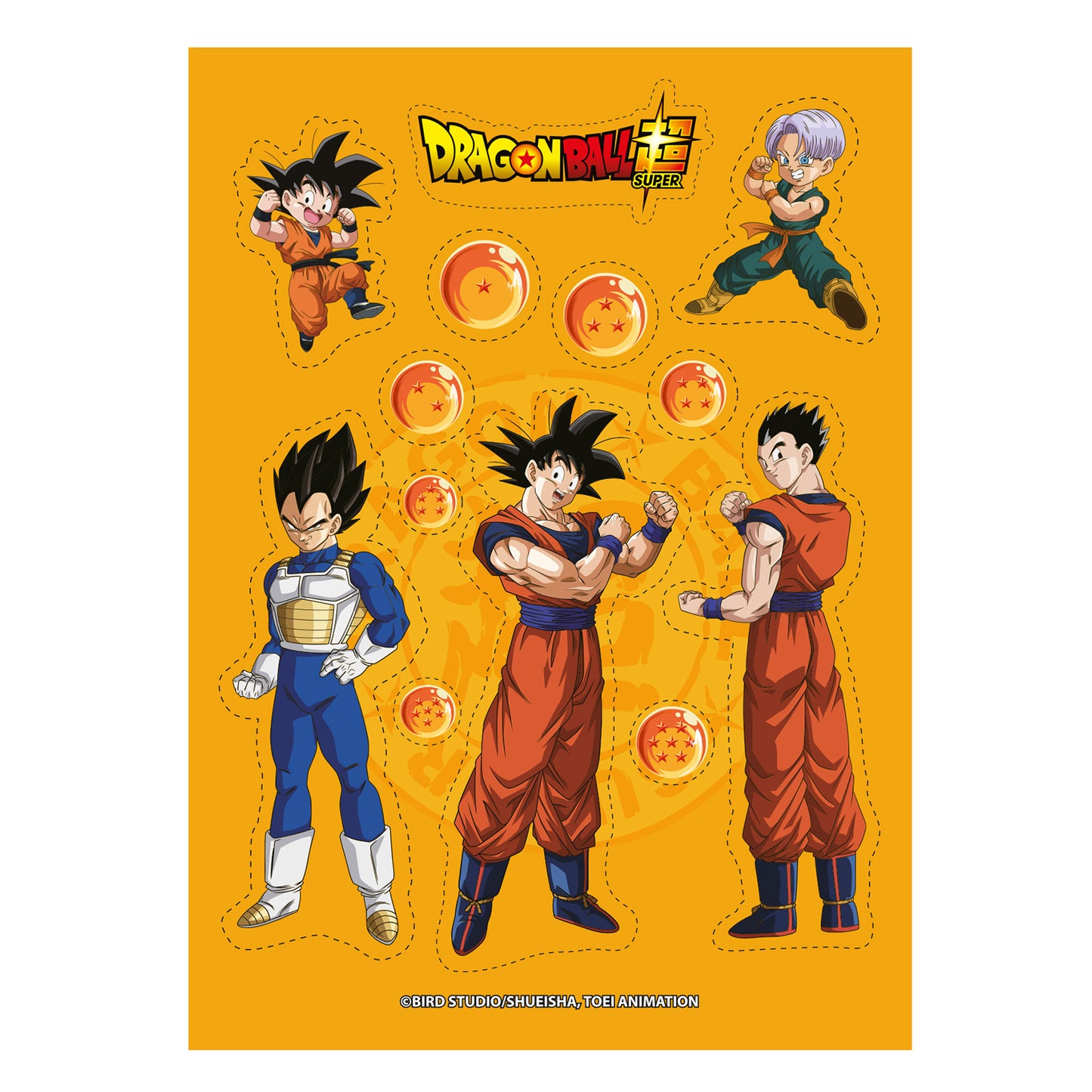 OBLEA PARA TARTAS DE DRAGON BALL RECORTABLE