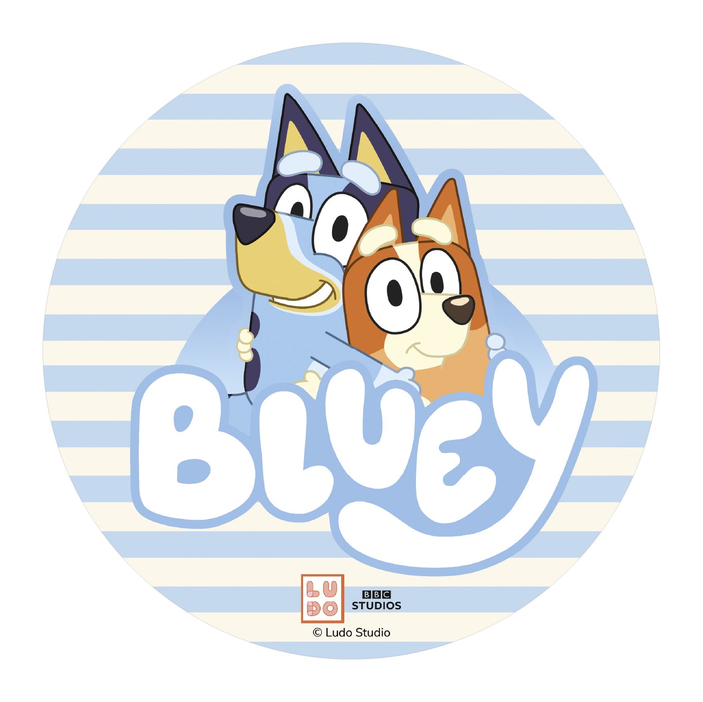 OBLEA PARA TARTAS DE BLUEY REDONDA DE 20CM