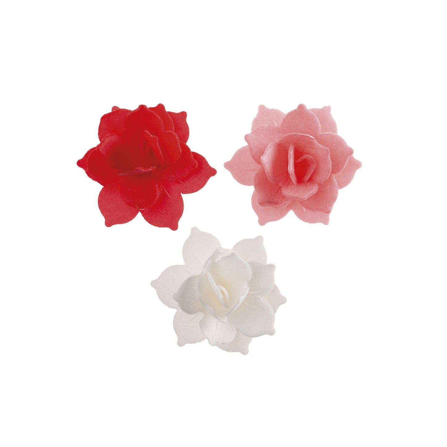 MINI NENUFAR DE OBLEA COMESTIBLES 4,5CM 8 UD
