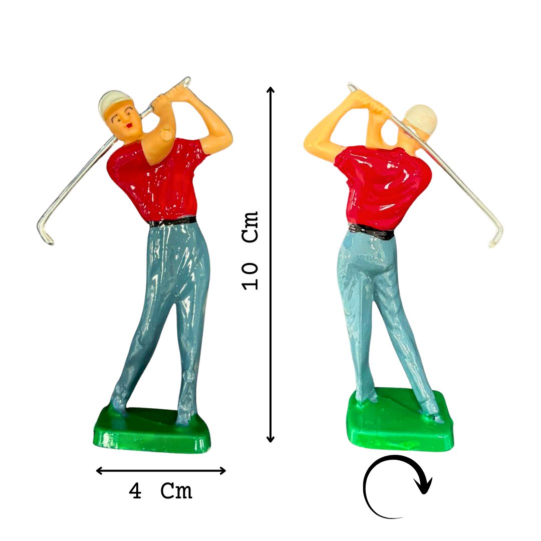 JUGADORES PARA TARTA DE GOLF - 7 PIEZAS