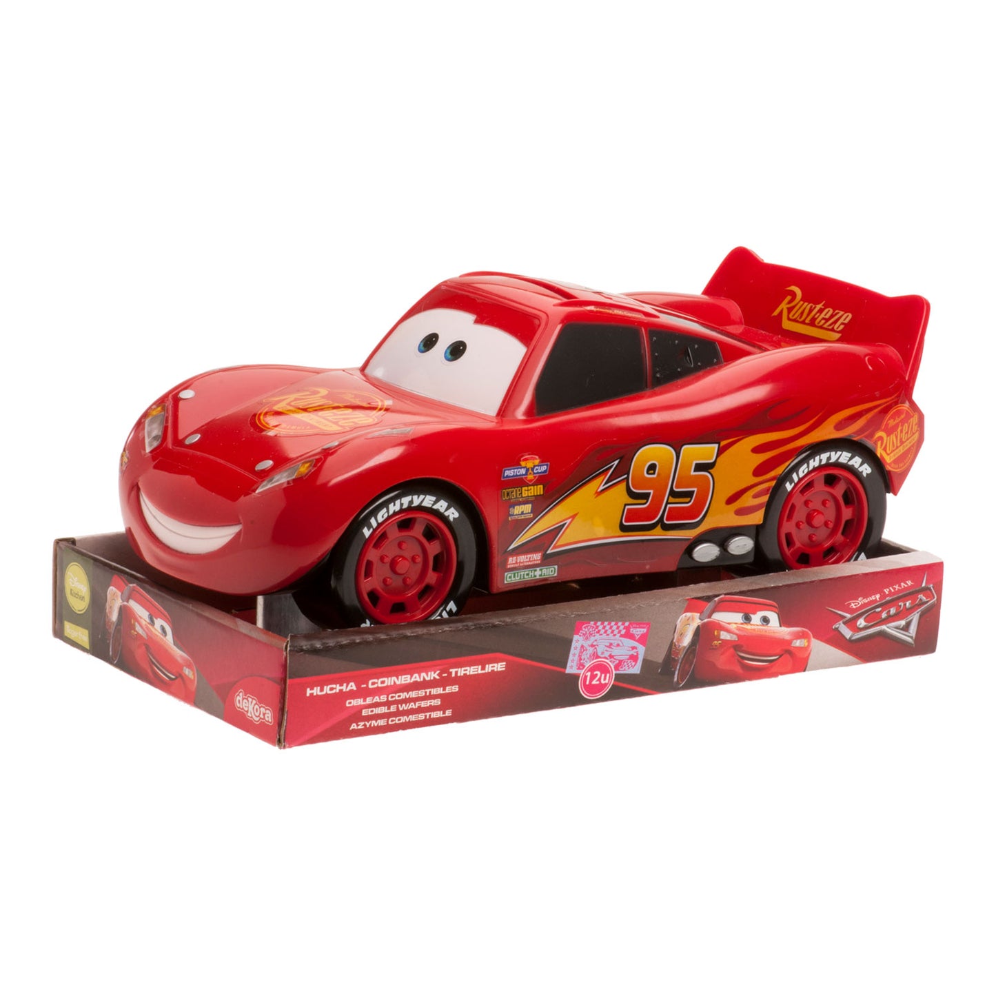 HUCHA CARS CON BILLETES DE OBLEA 10GR