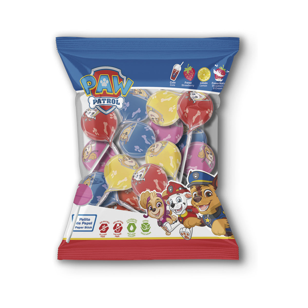 CARAMELO CON PALO DE PATRULLA CANINA 12 GR