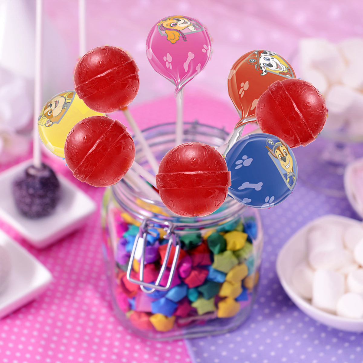 CARAMELO CON PALO DE PATRULLA CANINA 12 GR