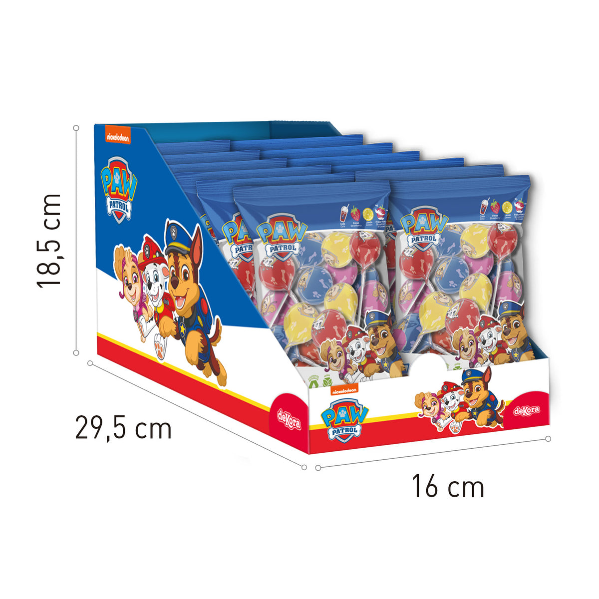 CARAMELO CON PALO DE PATRULLA CANINA 12 GR