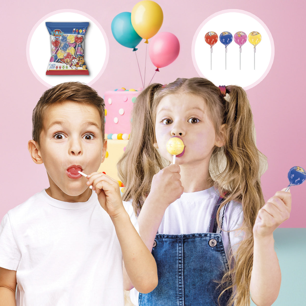 CARAMELO CON PALO DE PATRULLA CANINA 12 GR